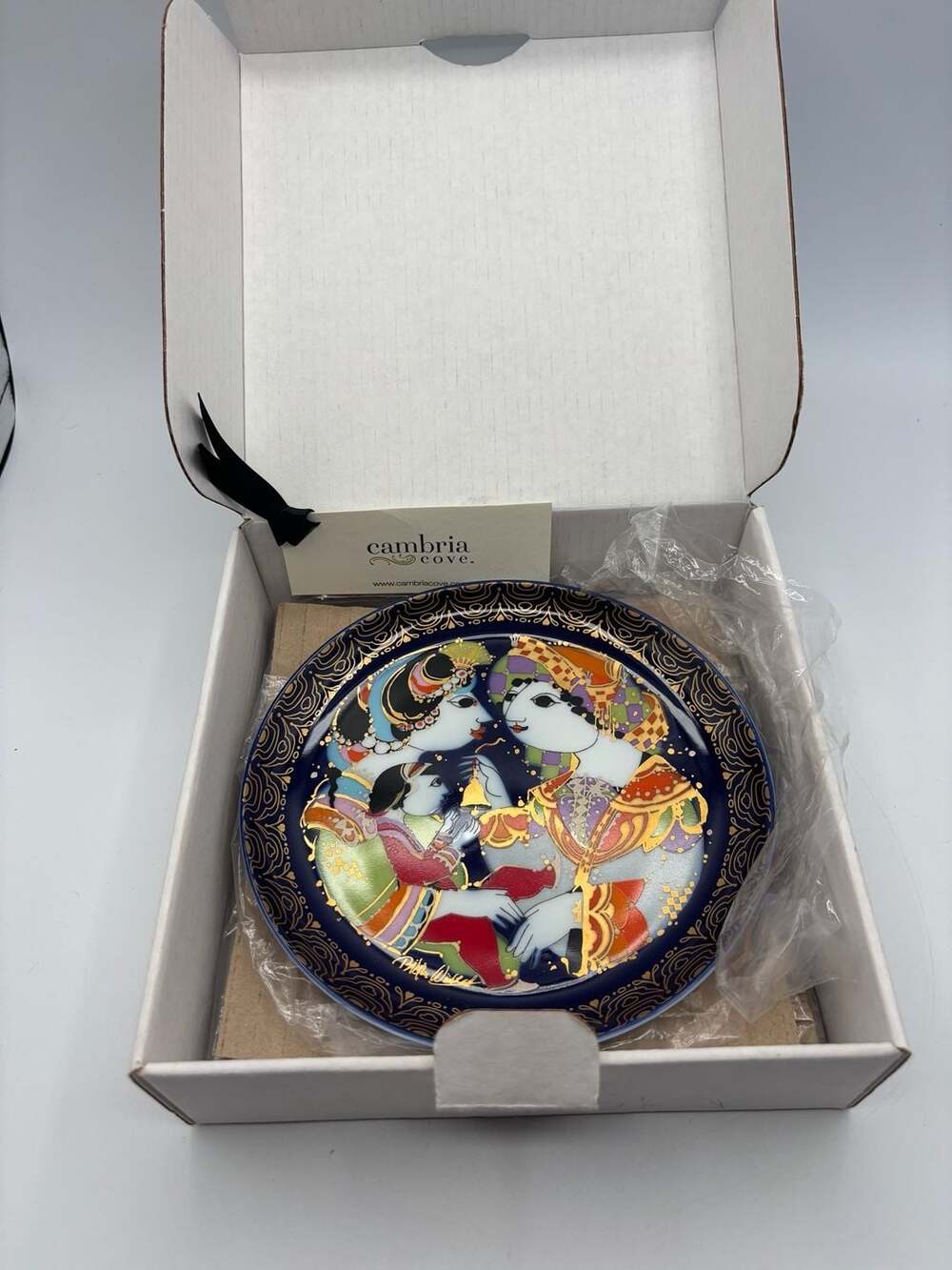 Rosenthal Studio-Line Bjorn Wiinblad Porcelain Aladdin Series XII Collector Plat